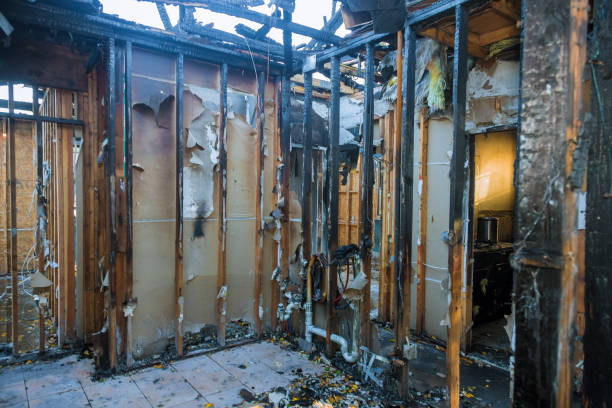 Professional Fire Damage Removal technician working in Parkersburg, WV